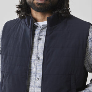 Robert Barakett Fremantle Quilted Vest - Navy