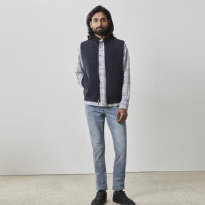 Robert Barakett Fremantle Quilted Vest - Navy