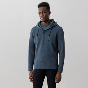 Robert Barakett Grenfell Long Sleeve Hoodie - Dark Teal